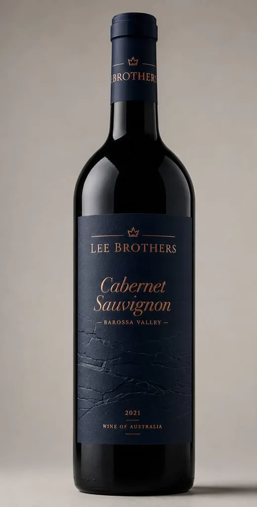 Cabernet bottle and label