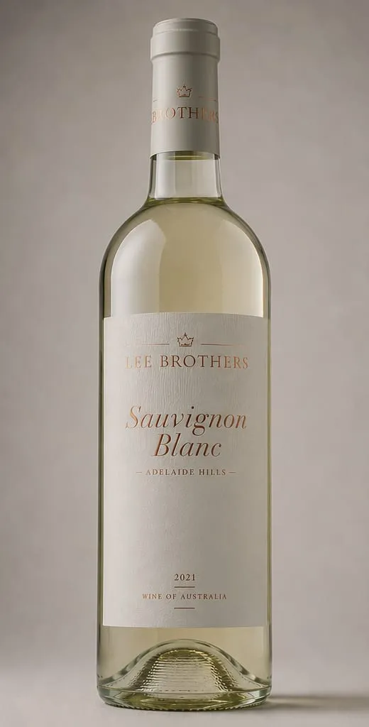 Sauvignon bottle and label